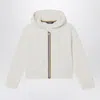 K-way Divine White Hooded Sweatshirt In White