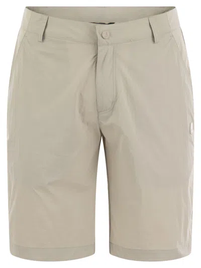 K-way K Way Doret Bermuda Shorts In Technical Fabric In Brown