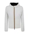 K-way Coat White In White