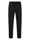 K-way Drawstring Side Pockets Sweatpants In Black
