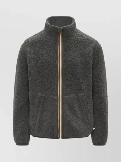 K-way Dual Sided Pascal Outerwear Jacket In Gray