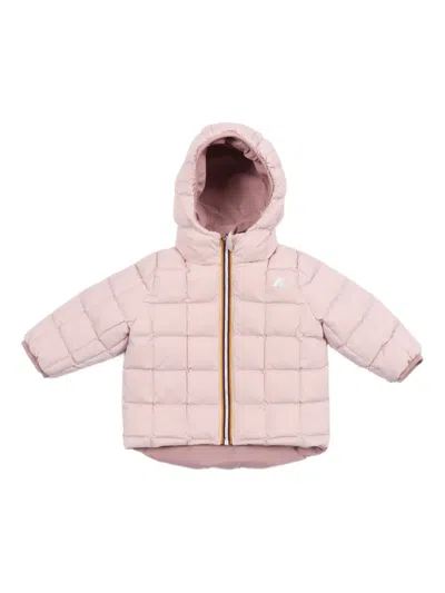K-way Babies' E. Jack Reversible Jacket In Pink