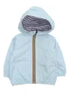 Shop K-way E. Jake Plus.2 Jersey Double Down Jacket In Light Blue