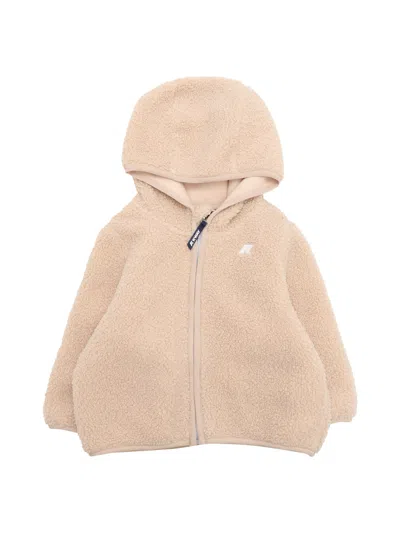 K-way Kids' E. Janne Polar Down Jacket In Neutral