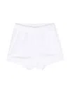 K-way E. Noisette Logo-appliqué Shorts In White