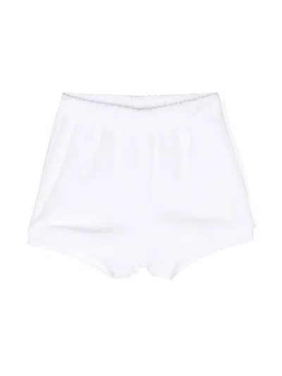 K-way Babies' E. Noisette Logo-appliqué Shorts In White