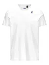 K-way Edouard Logo Cotton T-shirt In White