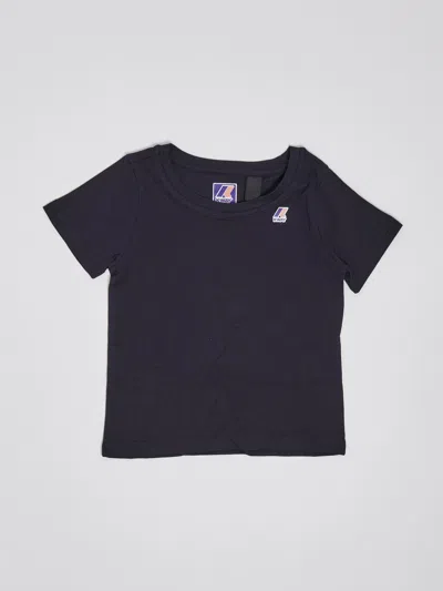 K-way Kids' Edouard T-shirt In Blu