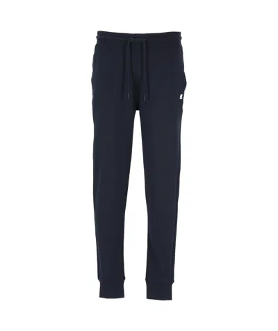 K-way Elastic Waist Sweatpants In Black