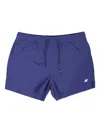 K-way Elasticated-waist Drawstring Swim Shorts In Blue