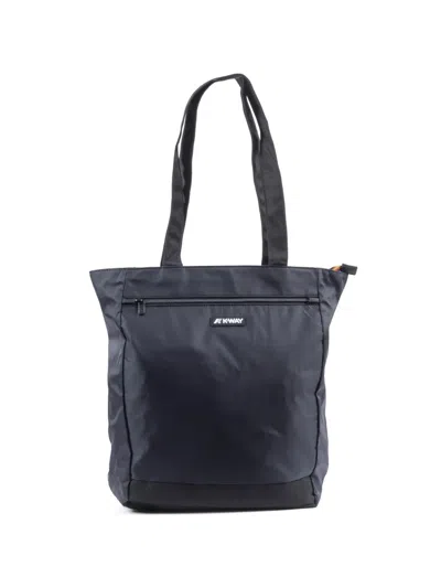 K-way Elliant Zip Tote Bag In Blue