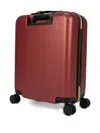 K-way Embossed-logo Wheeled Luggage In Red
