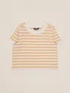 K-way Emel Stripes T-shirt In Brown