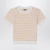 K-way Emel T-shirt White/beige Striped