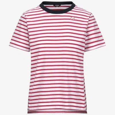 K-way Emeli Stripes In Pink