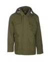 K-way Erhal Linen Blend Jacket In Green