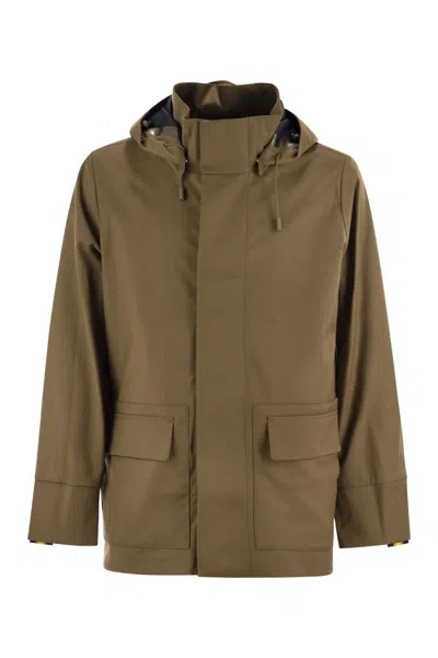 K-WAY K-WAY ERHAL TECH WOOL BLEND - HOODED JACKET