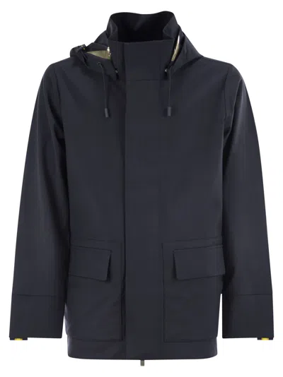 K-WAY ERHAL TECH WOOL BLEND - HOODED JACKET