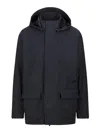 K-way Erhal Tech Wool Blend In Blue