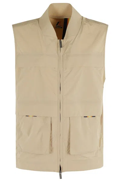 K-way Erhin Vest In Neutral