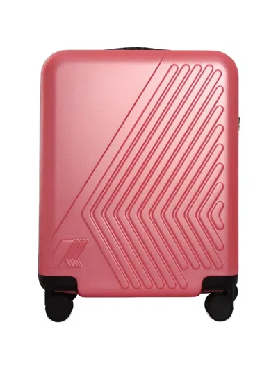 K-way Eudoxie Embossed Trolley In Red