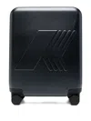 K-way Eudoxie Logo-embellished Wheeled Suitcase In Black