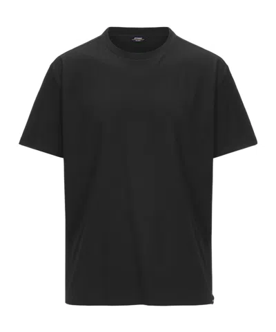 K-way Fantome Ice Cotton T-shirt In Black