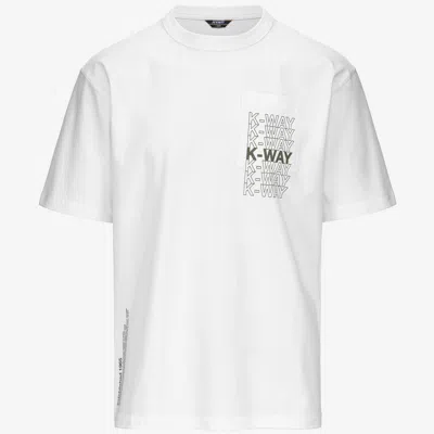 K-way Fantome  Lettering In White