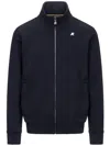 K-way Logo-embroidered Track Jacket In Blue