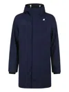 K-way Thomas Bonded Jacket In Blue