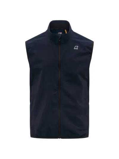K-way Flaner Gilet In Blue