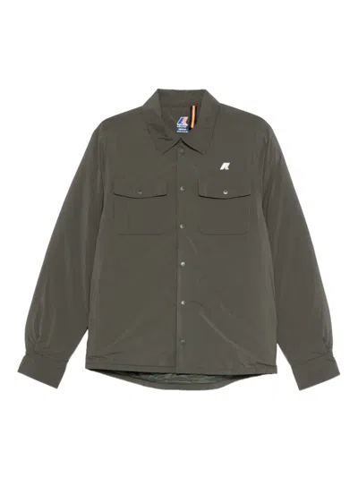 K-way Flap-pocket Shirt In Green