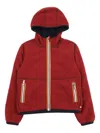 K-way Fleece Reversible Hoodie In Red