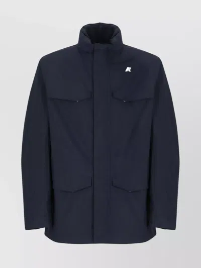 K-WAY FOUR POCKET HIGH COLLAR JACKET