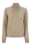 K-way Fuzzy Wool Merino Blend In Beige