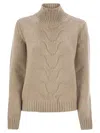 K-WAY K WAY FUZZY TURTLENECK PULLOVER