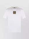 K-way Fantome Cotton Crew-neck T-shirt In White