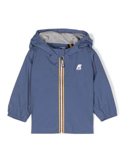 K-way Babies' Giacca Impermeabile In Blue