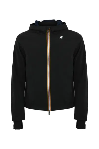 K-way Jack St Warm Double Jacket Black In Ah3
