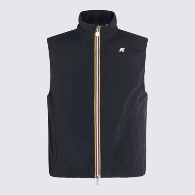 K-WAY K-WAY DARK BLUE NYLON CASUAL JACKET