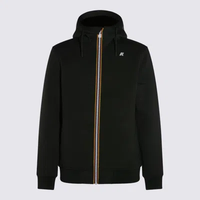 K-way Relaxed Fit Jacket Drawstring Hood In Black