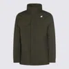 K-way Green Manuel Warm Ottoman Casual Jacket In Green