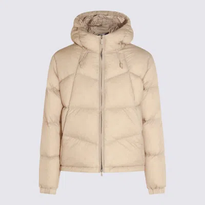 K-way Hooded Quilted Down Jacket Drawstring In Multi