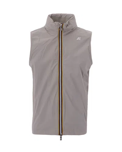 K-way Gilet Valen Stretch Beige Lt In Multi