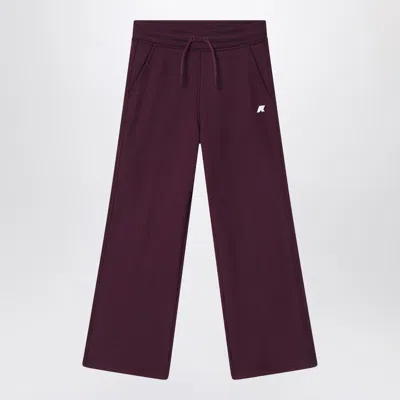 K-WAY GIN PURPLE SPORTS TROUSERS