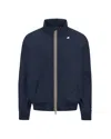 K-way K Way Amaury Stretch Waterproof Jacket In Blue