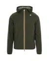 K-way Green Blue Jack St Thermo Double Down Jacket In Green