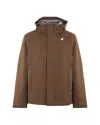 K-way K Way Giubbino Jacko Twill Marmotta Brown