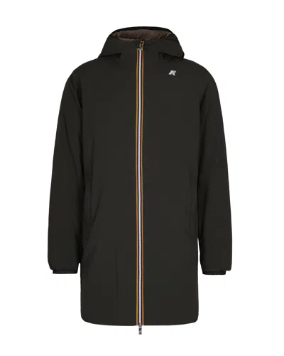 K-way Jacob Hooded Padded Jacket In Black