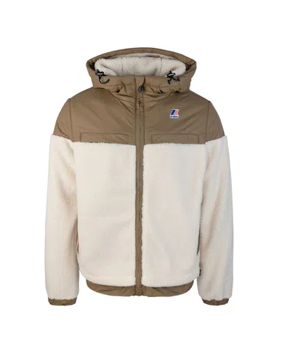 K-WAY LE VRAI 3.0 JILDAZ BROWN TEDDY BEAR JACKET